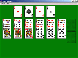 MSM Games: Joker Solitaire (bigger image)